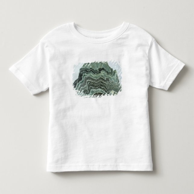 Camiseta De Bebé Roca del esquisto (Anverso)