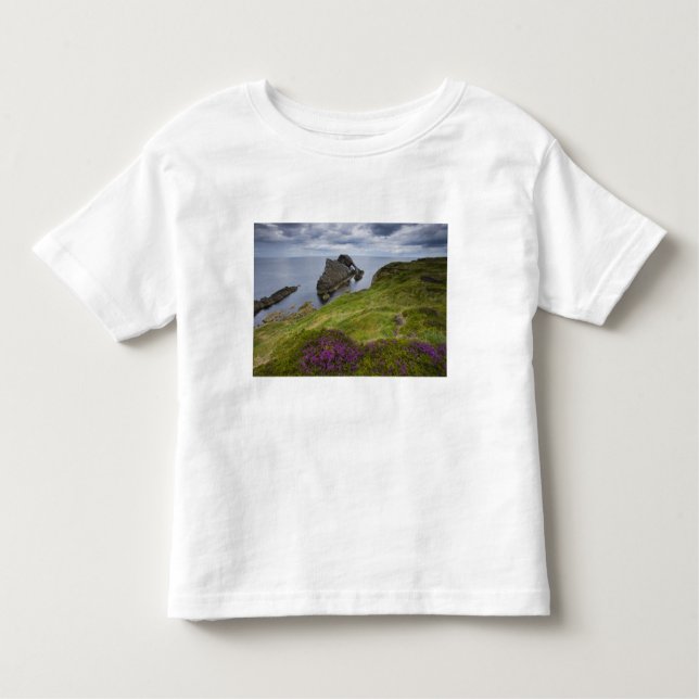 Camiseta De Bebé Roca del violín del arco, Portknockie, Escocia (Anverso)