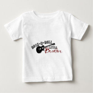 Camiseta De Bebé Roca-n-Rollo pequeño Brother
