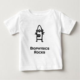 Camiseta De Bebé Rocas biofísicas de bots oculares
