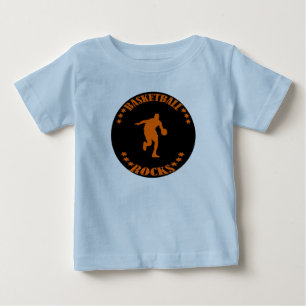 CAMISETA DE BEBÉ ¡ROCAS DE BALONCESTO!