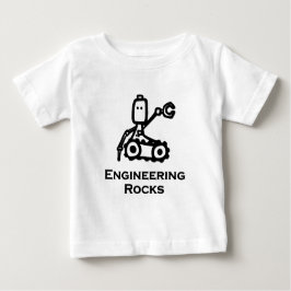Camiseta De Bebé Rocas de Ingeniería Bot