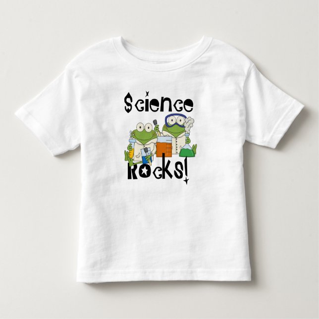Camiseta De Bebé Rocas de la ciencia de las ranas (Anverso)