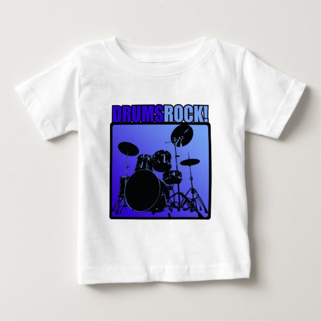 Camiseta De Bebé ¡Rocas de los tambores! (Anverso)