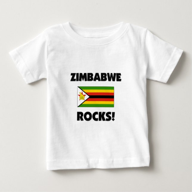 Camiseta De Bebé Rocas de Zimbabue (Anverso)