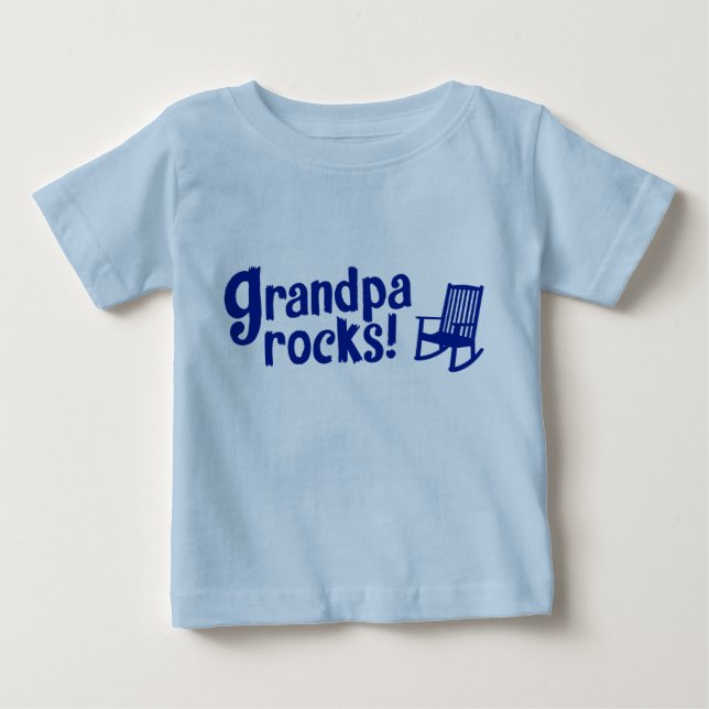 Camiseta De Bebé Rocas del abuelo (Anverso)