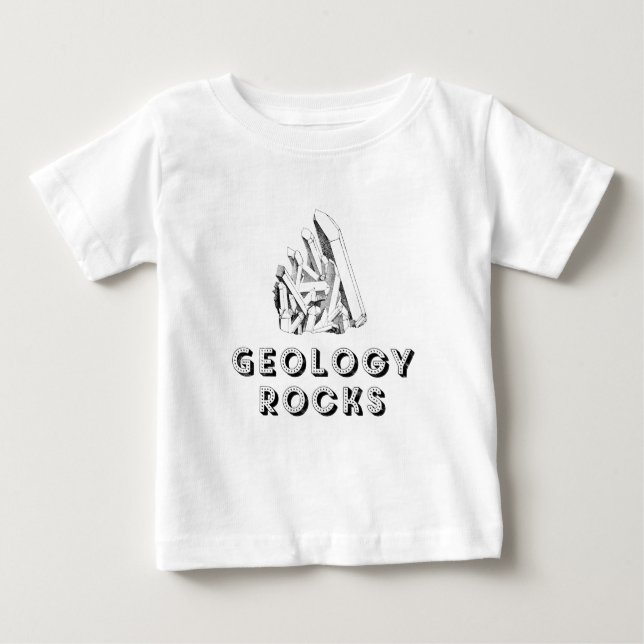 Camiseta De Bebé Rocas geológicas (Anverso)