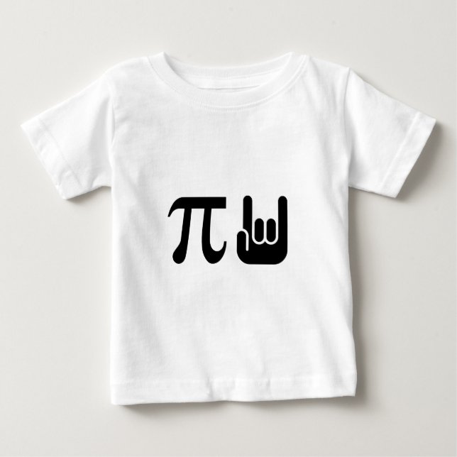 Camiseta De Bebé Rocas Pi (Anverso)