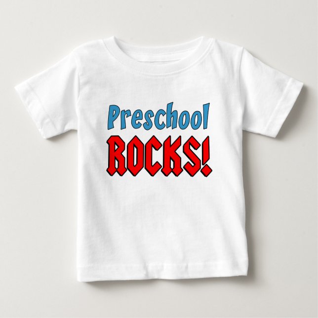 Camiseta De Bebé Rocas preescolares (Anverso)