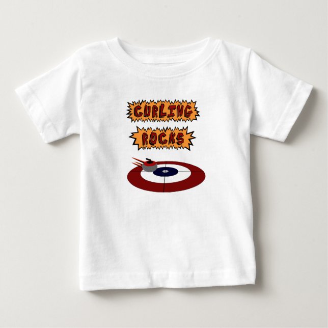 Camiseta De Bebé Rocas que se encrespan (Anverso)