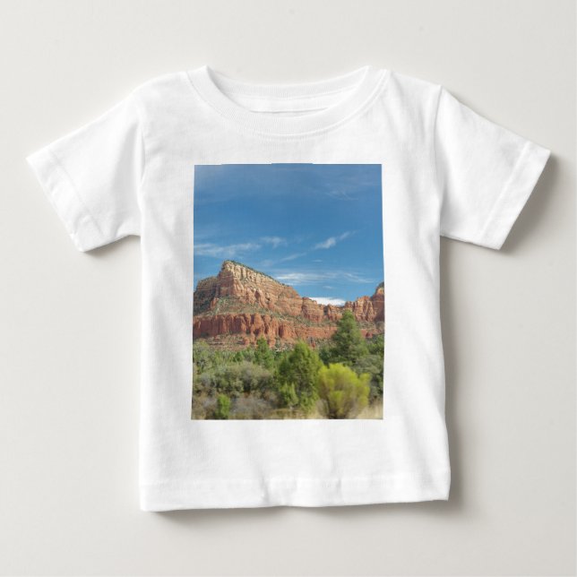 Camiseta De Bebé Rocas rojas en Sedona (Anverso)