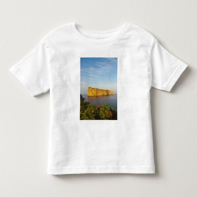 Camiseta De Bebé Rocher Perce (Perce Rock), Quebec, Canadá. (Anverso)