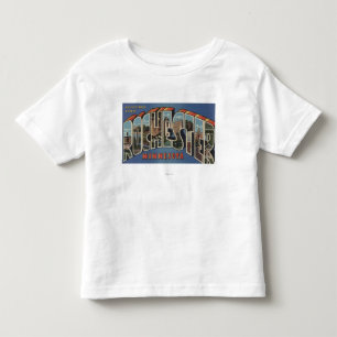 Camiseta De Bebé Rochester, Minnesota - escenas grandes de la letra