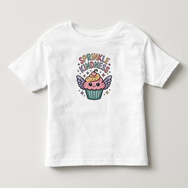 Camiseta De Bebé Rocía amabilidad | Cupcake (Anverso)
