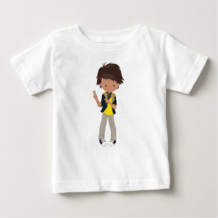 Camiseta De Bebé Rock Boy, Latino Boy, Micrófono, Cantante De Banda