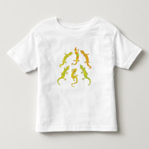 Camiseta De Bebé Rock Climbing Geckos.
