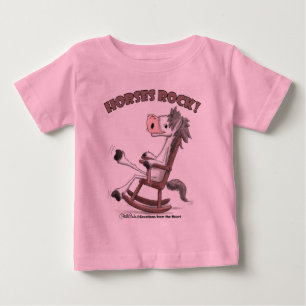 Camiseta De Bebé ¡Rock de caballos!