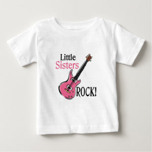 Camiseta De Bebé Rock de hermanas pequeñas
