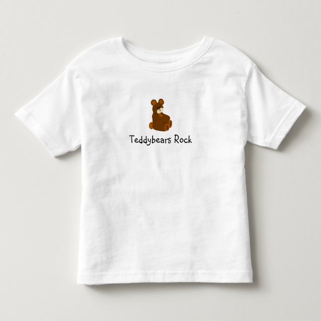 Camiseta De Bebé Rock de Teddy Bears (Anverso)