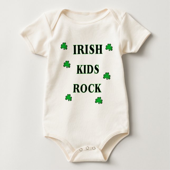 Camiseta De Bebé Rock de todos los niños irlandeses (Anverso)