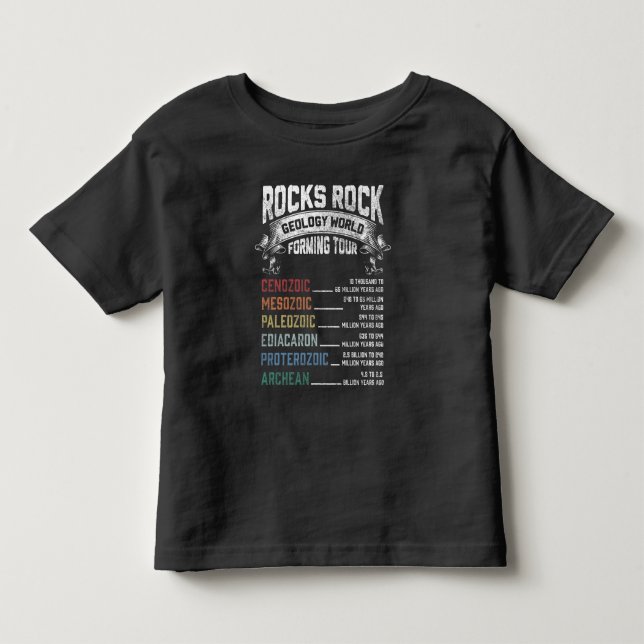 Camiseta De Bebé Rock divertido formando geólogo del humor (Anverso)