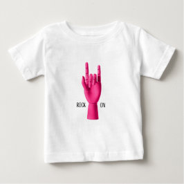 Camiseta De Bebé Rock En Un Pequeño Camiseta, Bebé