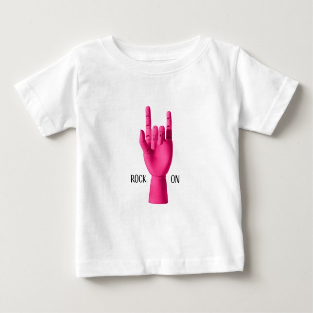 Camiseta De Bebé Rock En Un Pequeño Camiseta, Bebé (Anverso)