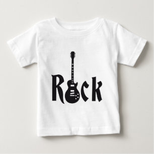 Camiseta De Bebé rock guitar
