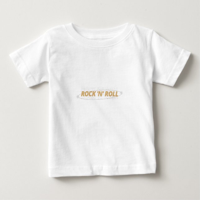 Camiseta De Bebé Rock N Roll (Anverso)