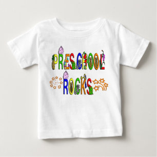 Camiseta De Bebé Rock preescolares - estrellas