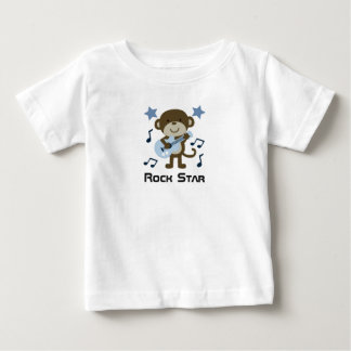 CAMISETA DE BEBÉ ROCK STAR MONKEY