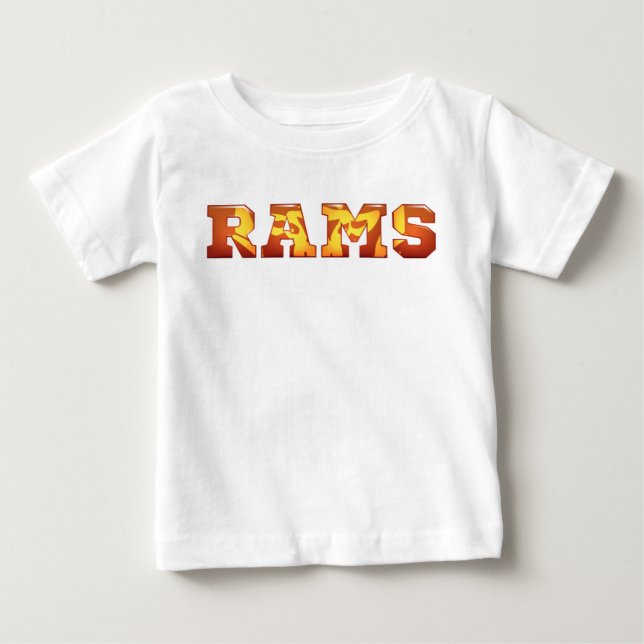 Camiseta De Bebé Rockford Rams (Anverso)