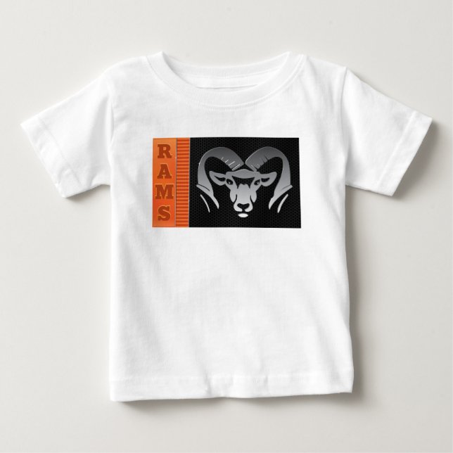 Camiseta De Bebé Rockford Rams #7 (Anverso)
