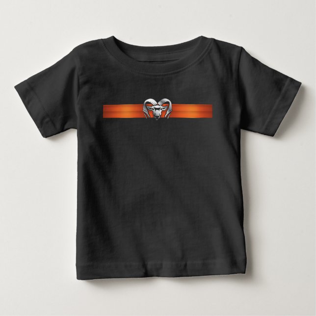 Camiseta De Bebé Rockford Rams #8 (Anverso)