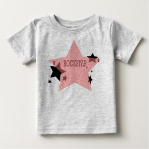 Camiseta De Bebé Rockstar Baby Girl