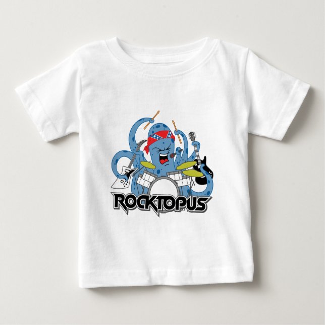 Camiseta De Bebé Rocktopus (Anverso)