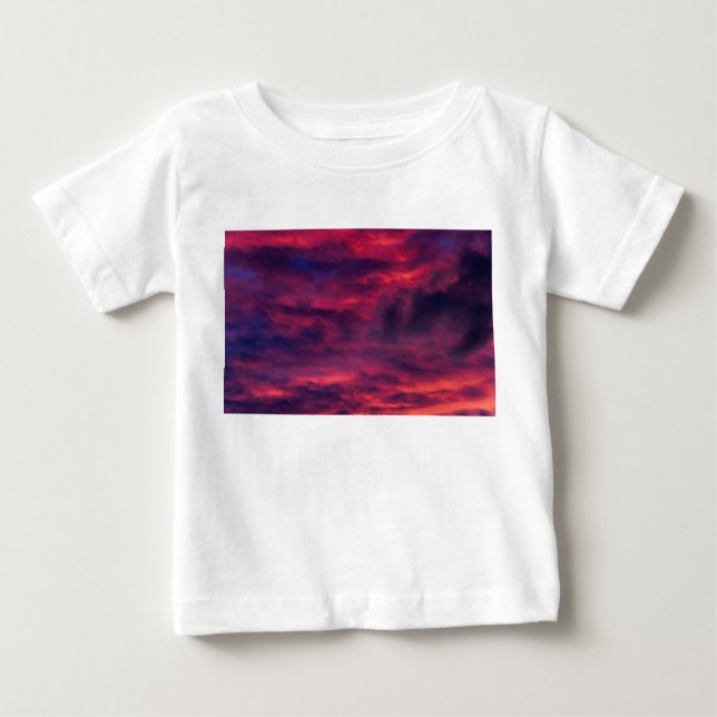 Camiseta De Bebé rojo de agosto (Anverso)