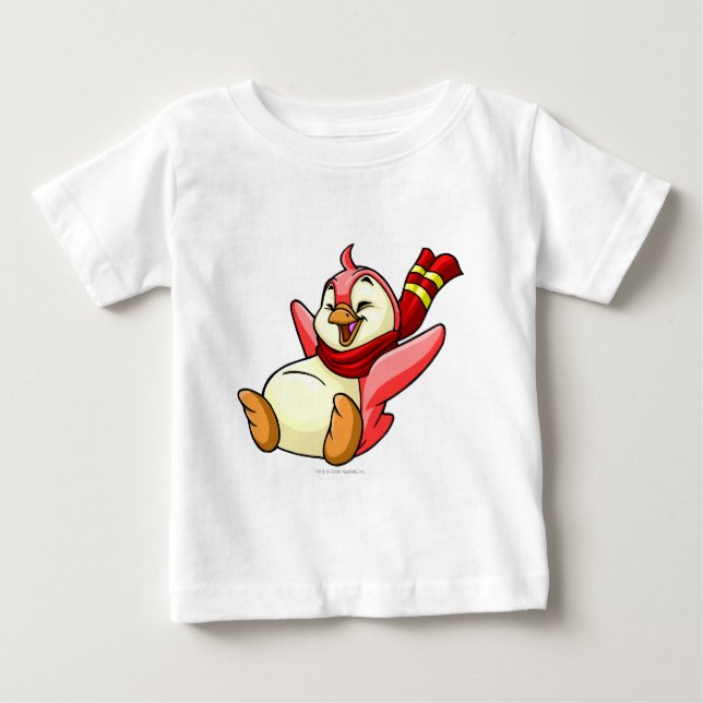 Camiseta De Bebé Rojo de Bruce (Anverso)
