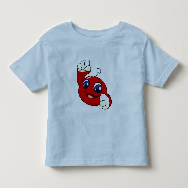 Camiseta De Bebé Rojo de Kiko (Anverso)