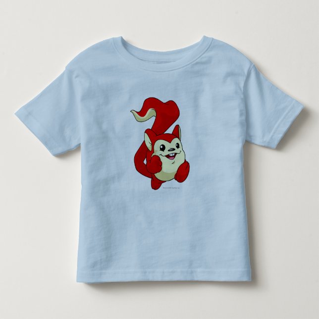 Camiseta De Bebé Rojo de Meerca (Anverso)