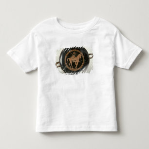 Camiseta De Bebé Rojo-figura representación del ático de la taza