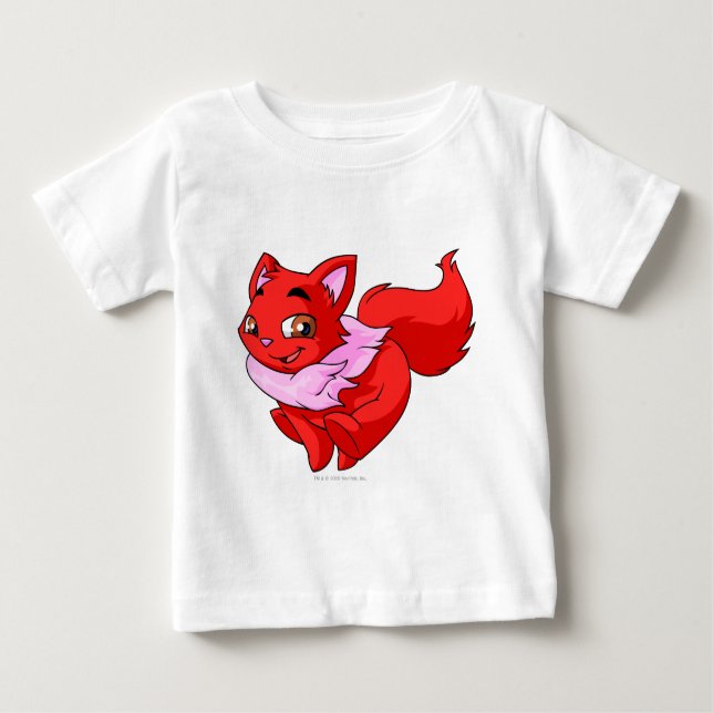 Camiseta De Bebé Rojo oscuro (Anverso)