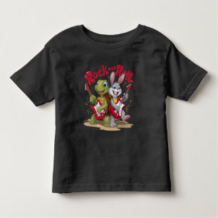 Camiseta De Bebé Rollo Musical Reptile y Rock Out