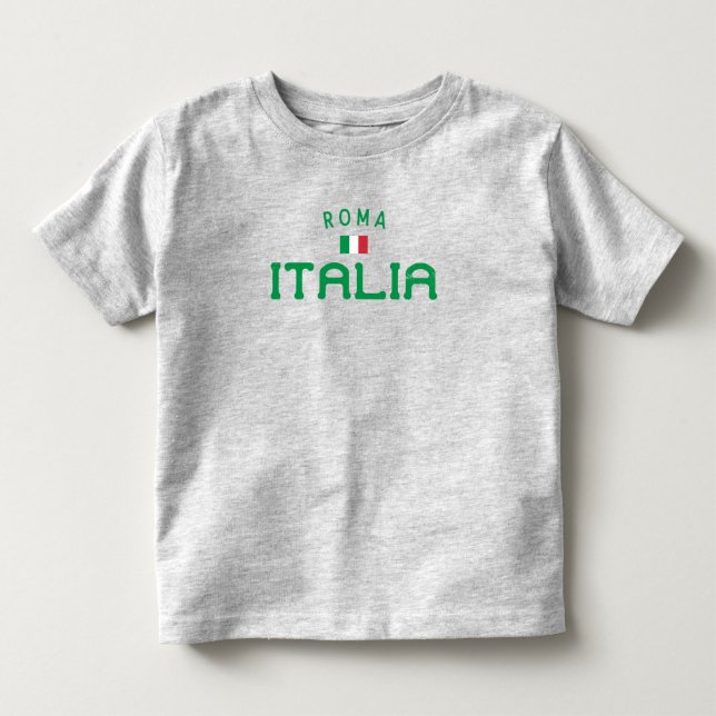 Camiseta De Bebé Roma Italia (Roma Italia) con problemas (Anverso)