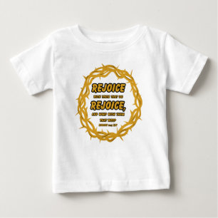 Camiseta De Bebé Romanos 12:15 KJV Biblia Scripture Verse