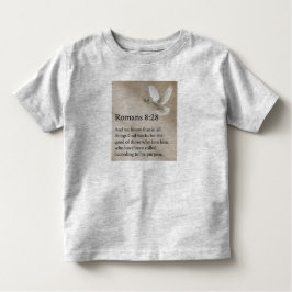 Camiseta De Bebé Romans 8:28 Bible Verse Toddler's Tee Shirt