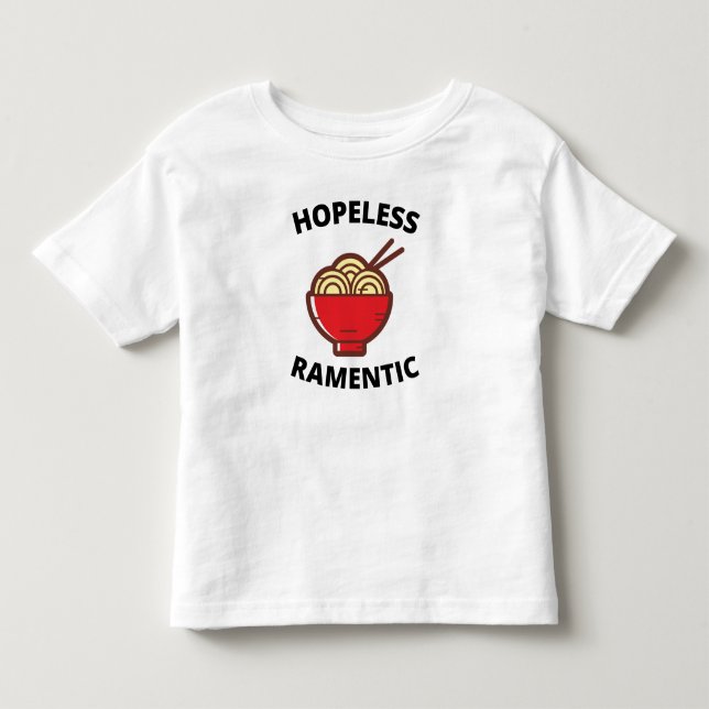 Camiseta De Bebé Romántico sin Esperanza    (Anverso)