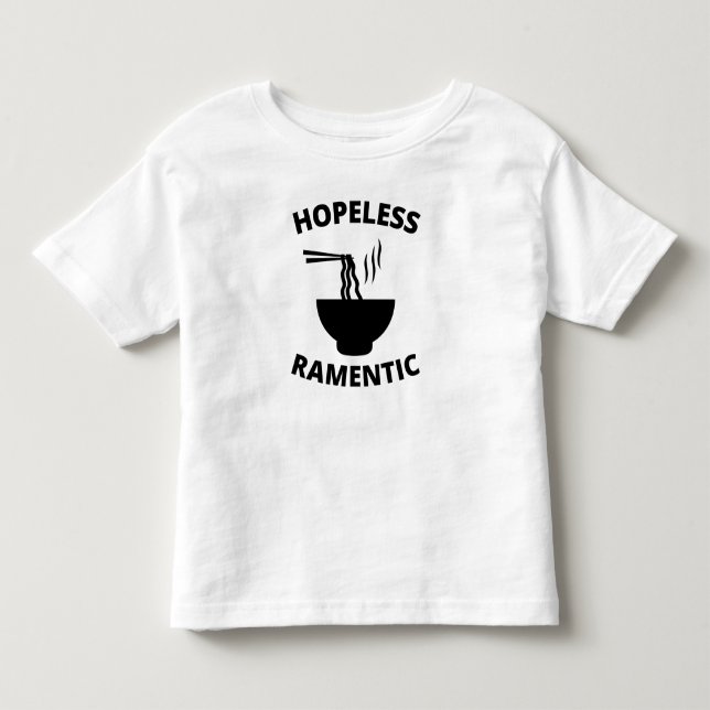 Camiseta De Bebé Romántico sin Esperanza  (Anverso)
