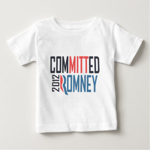 Camiseta De Bebé Romney comprometido