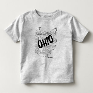 Camiseta De Bebé Rompecabezas de Ohio Maze
